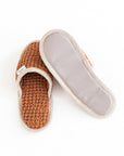 Waffle Linen Slippers