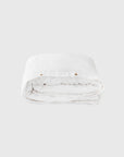 White linen duvet cover