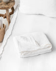White linen flat sheet