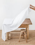 White Linen tablecloth