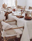 White Linen tablecloth