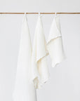 White waffle towel set (3 pcs)