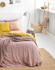 Woodrose waffle blanket