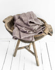Woodrose waffle towel set (3 pcs)