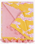Leaping Leopard Beach Towel by Matouk