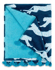 Leaping Leopard Beach Towel by Matouk