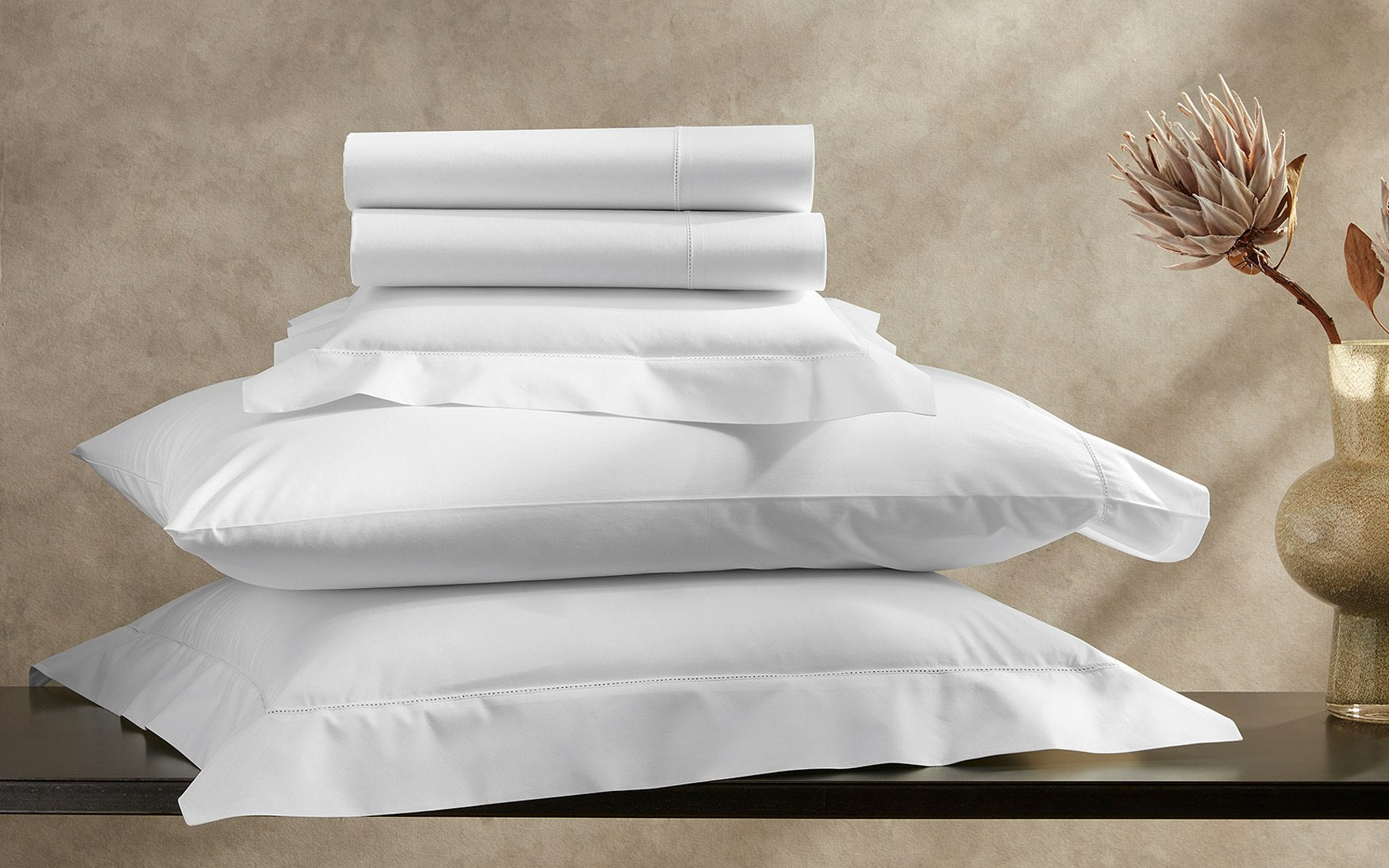 Matouk Positano Hemstitch Duvet Cover