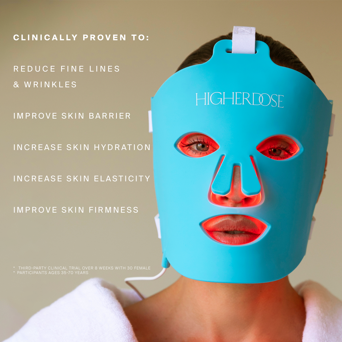 HigherDOSE Red Light Face Mask – kiinhome.com
