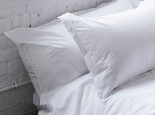 Relaxed Percale Pillowcase (Pair)