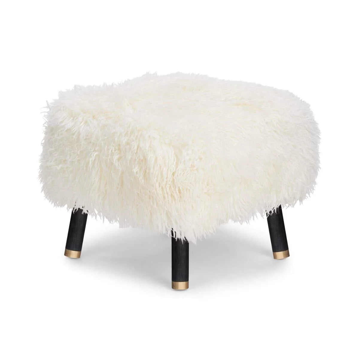 Emil Foot Rest Stool | Long Wool