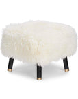 Emil Foot Rest Stool | Long Wool