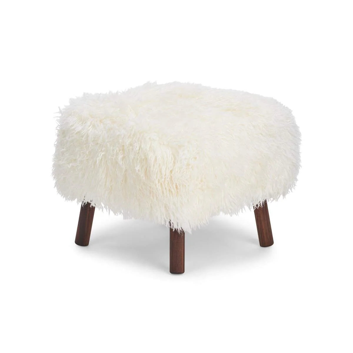 Emil Foot Rest Stool | Long Wool