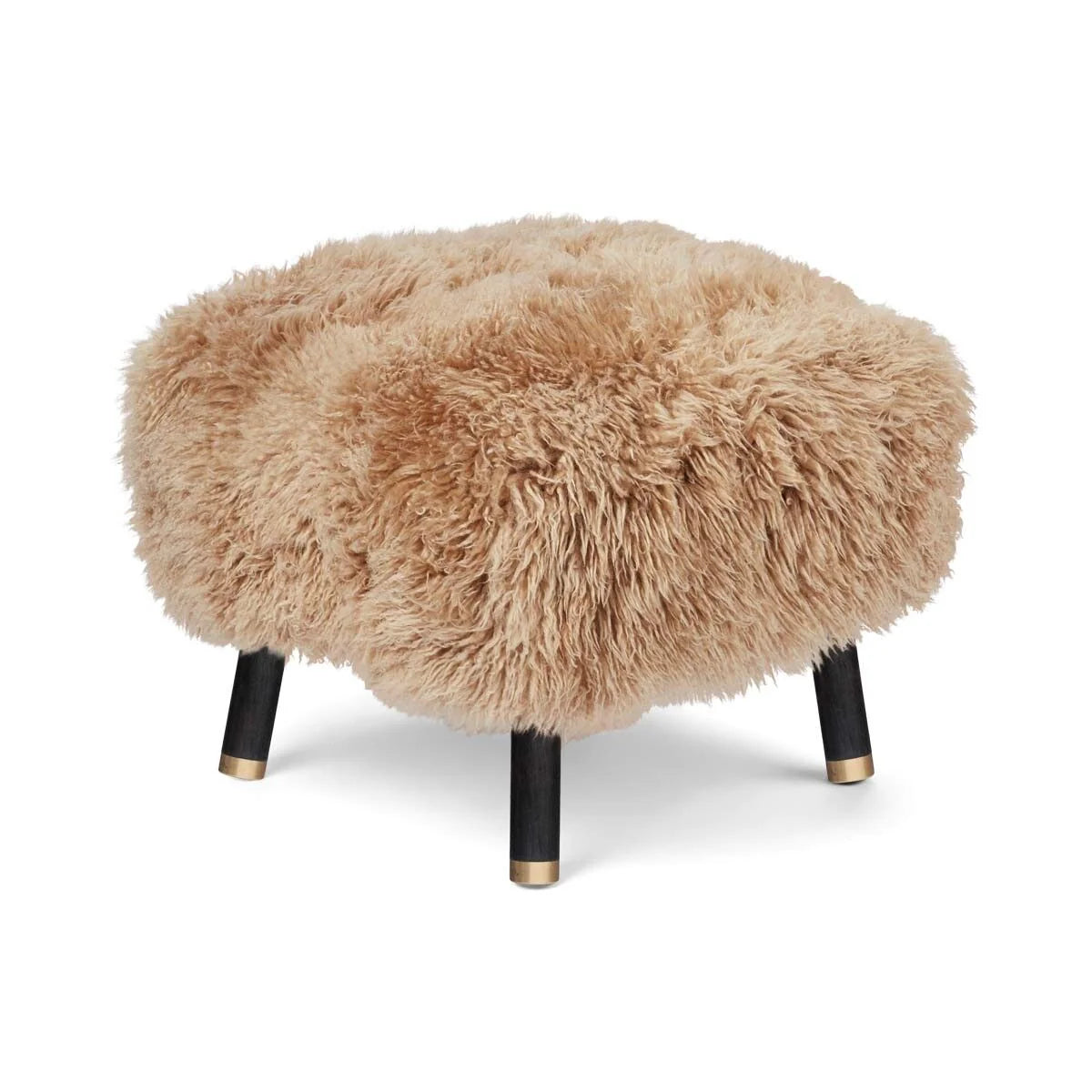 Emil Foot Rest Stool | Long Wool