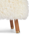 Emil Foot Rest Stool | Long Wool