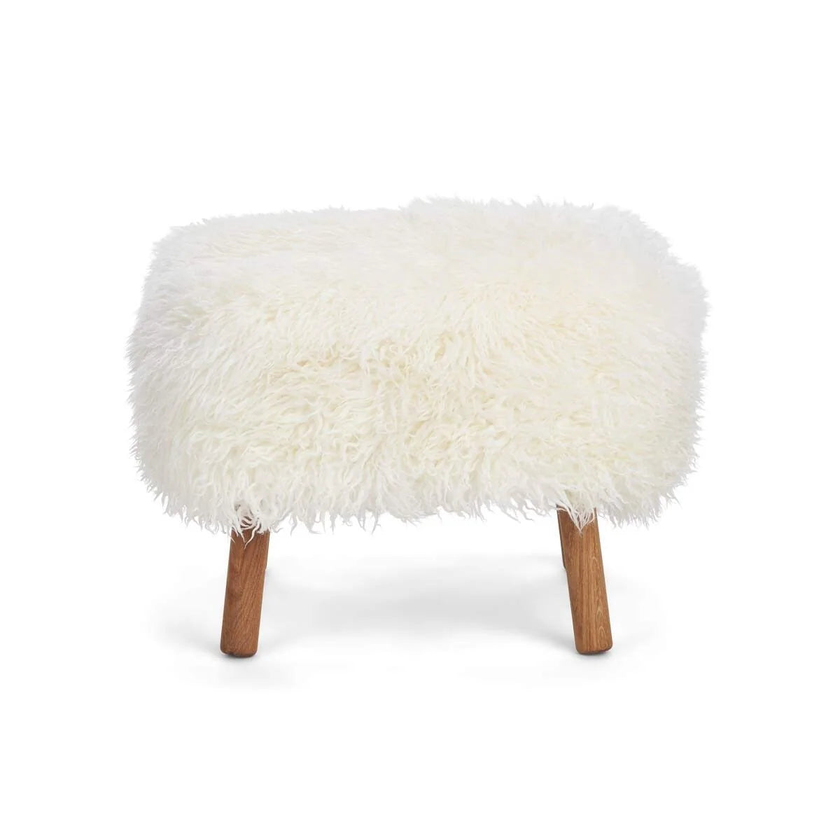 Emil Foot Rest Stool | Long Wool