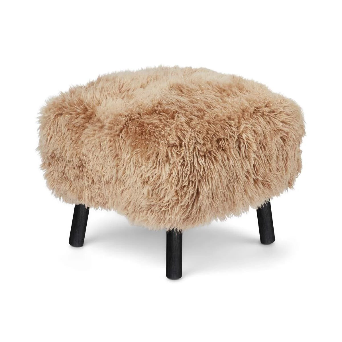 Emil Foot Rest Stool | Long Wool