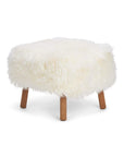 Emil Foot Rest Stool | Long Wool