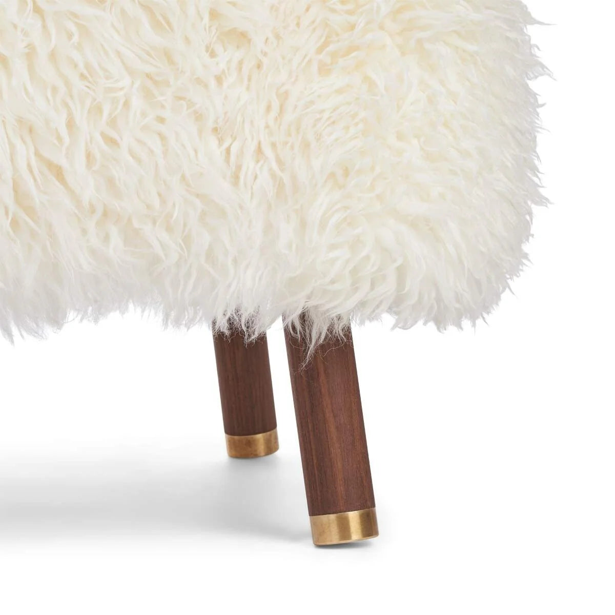 Emil Foot Rest Stool | Long Wool