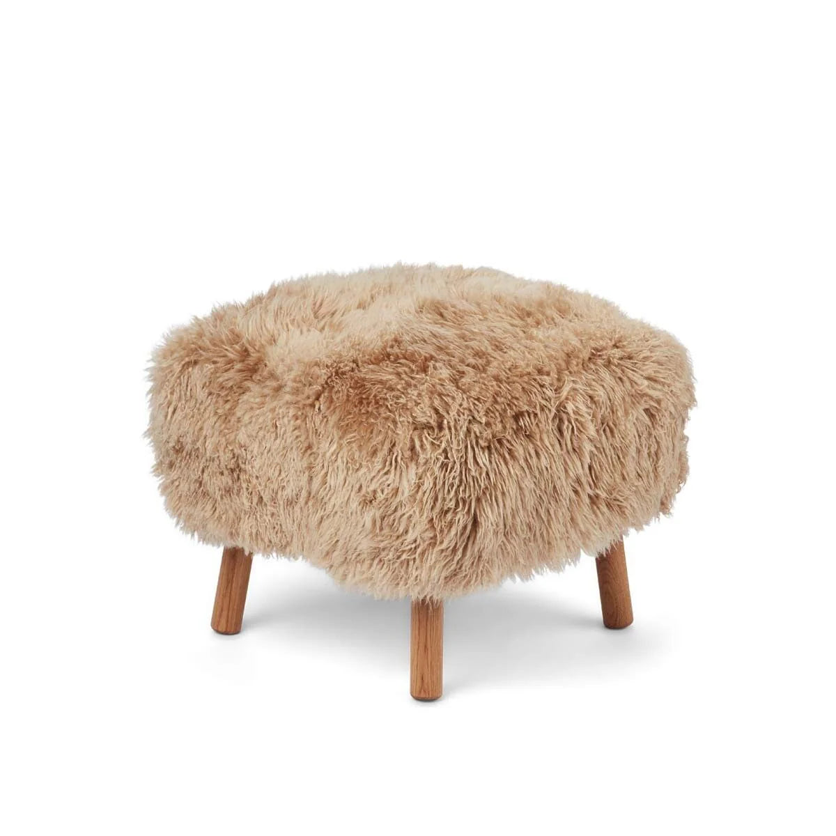 Emil Foot Rest Stool | Long Wool