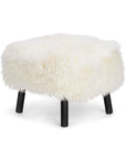 Emil Foot Rest Stool | Long Wool