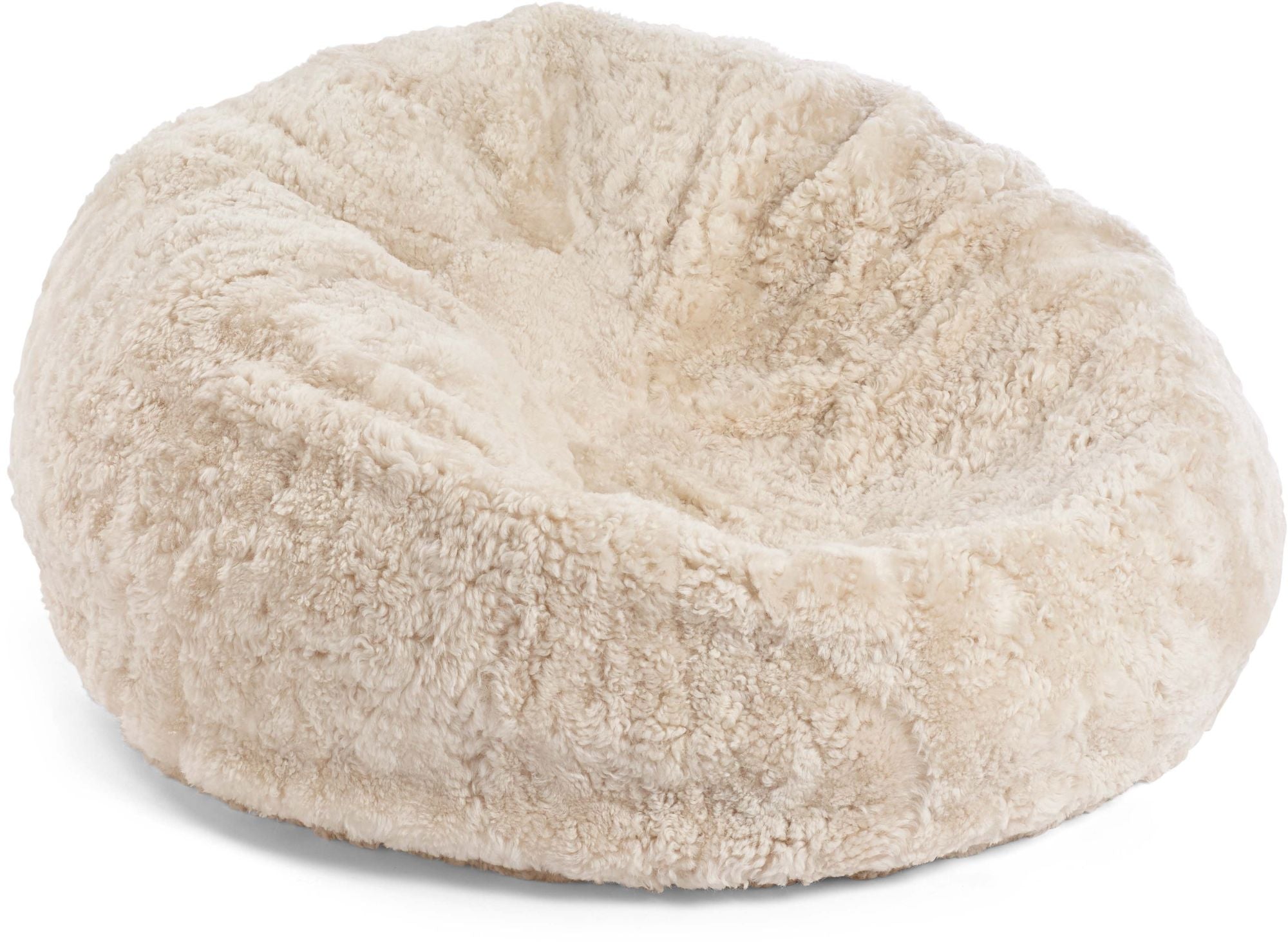 NC | Interior Bean Bag | New Zealand Sheepskin | SW Curly