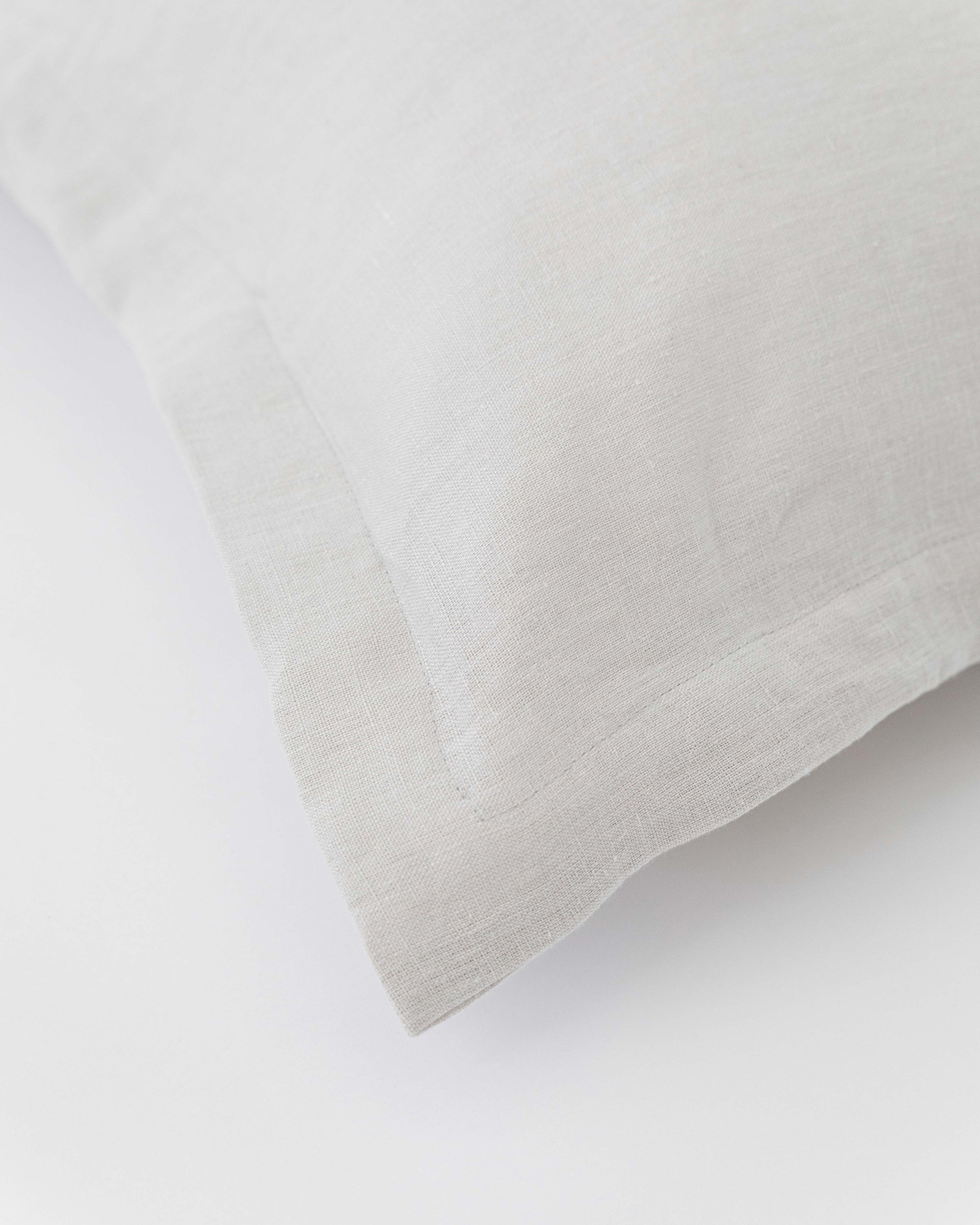 Linen pillow sham