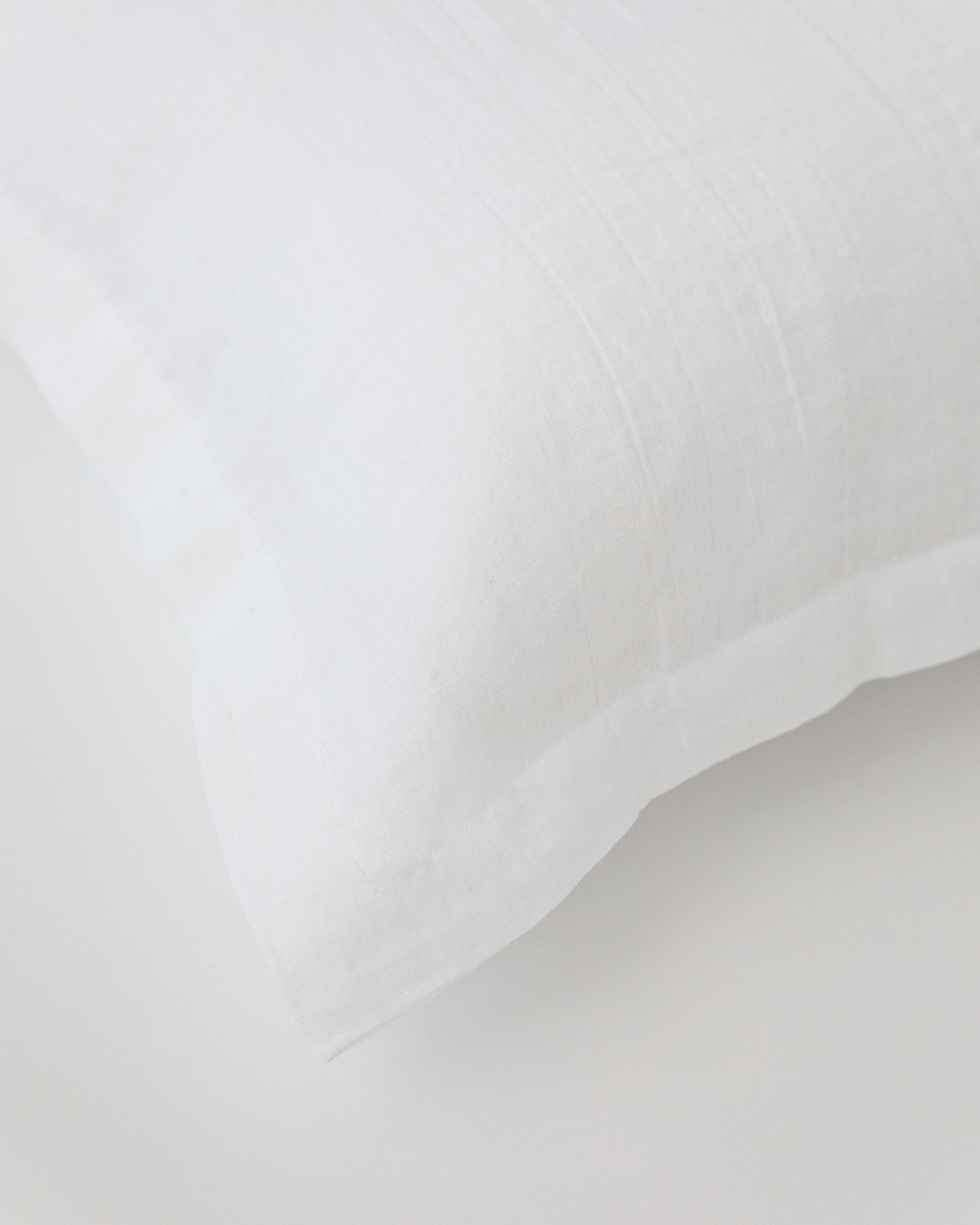 Linen pillow sham