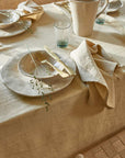 Sandy beige linen napkin set of 2