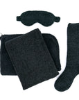 Travel Blanket / Socks / Eye Mask Set - Fleck