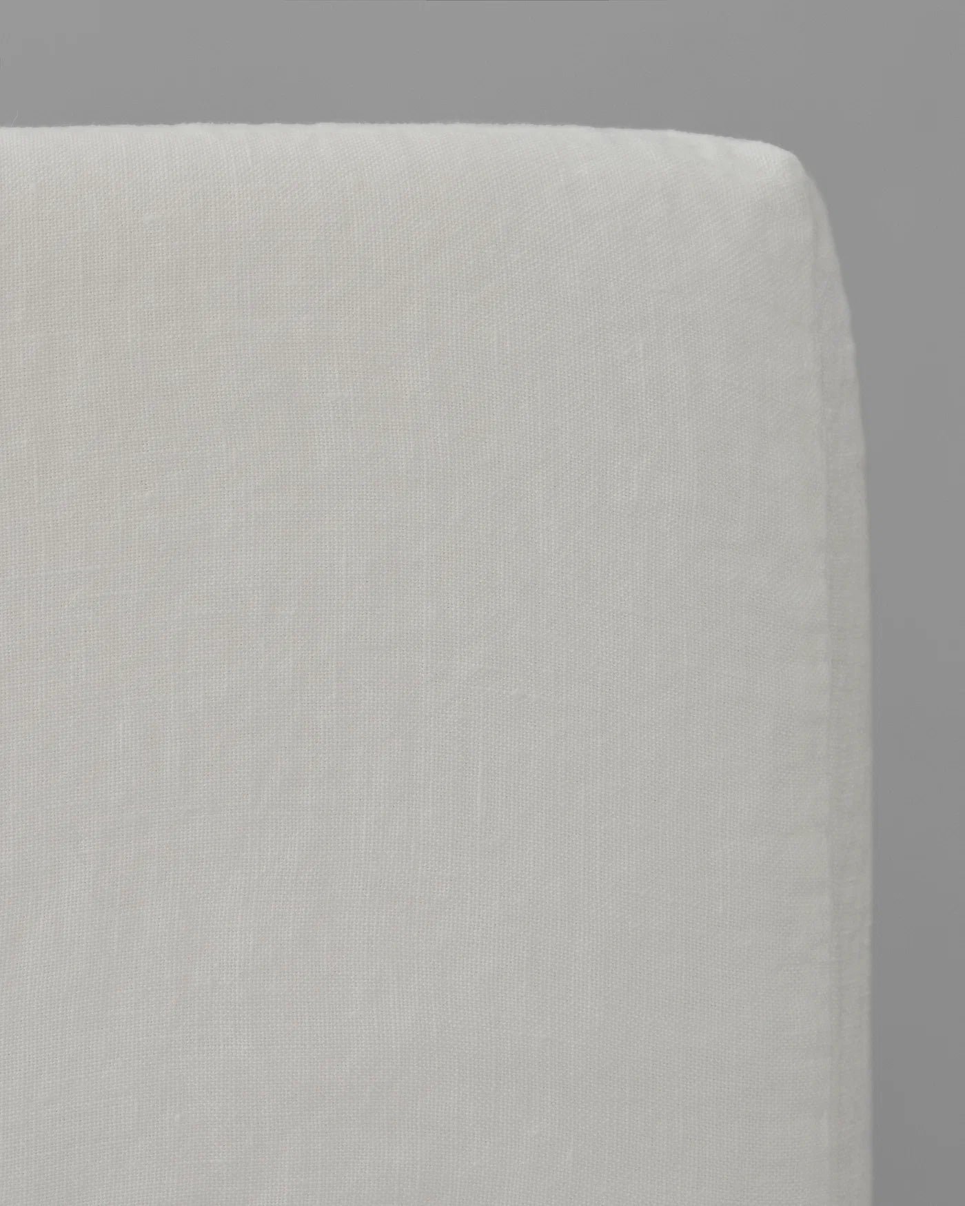 Rem Collection: Bianco Linen Fitted Sheet – King