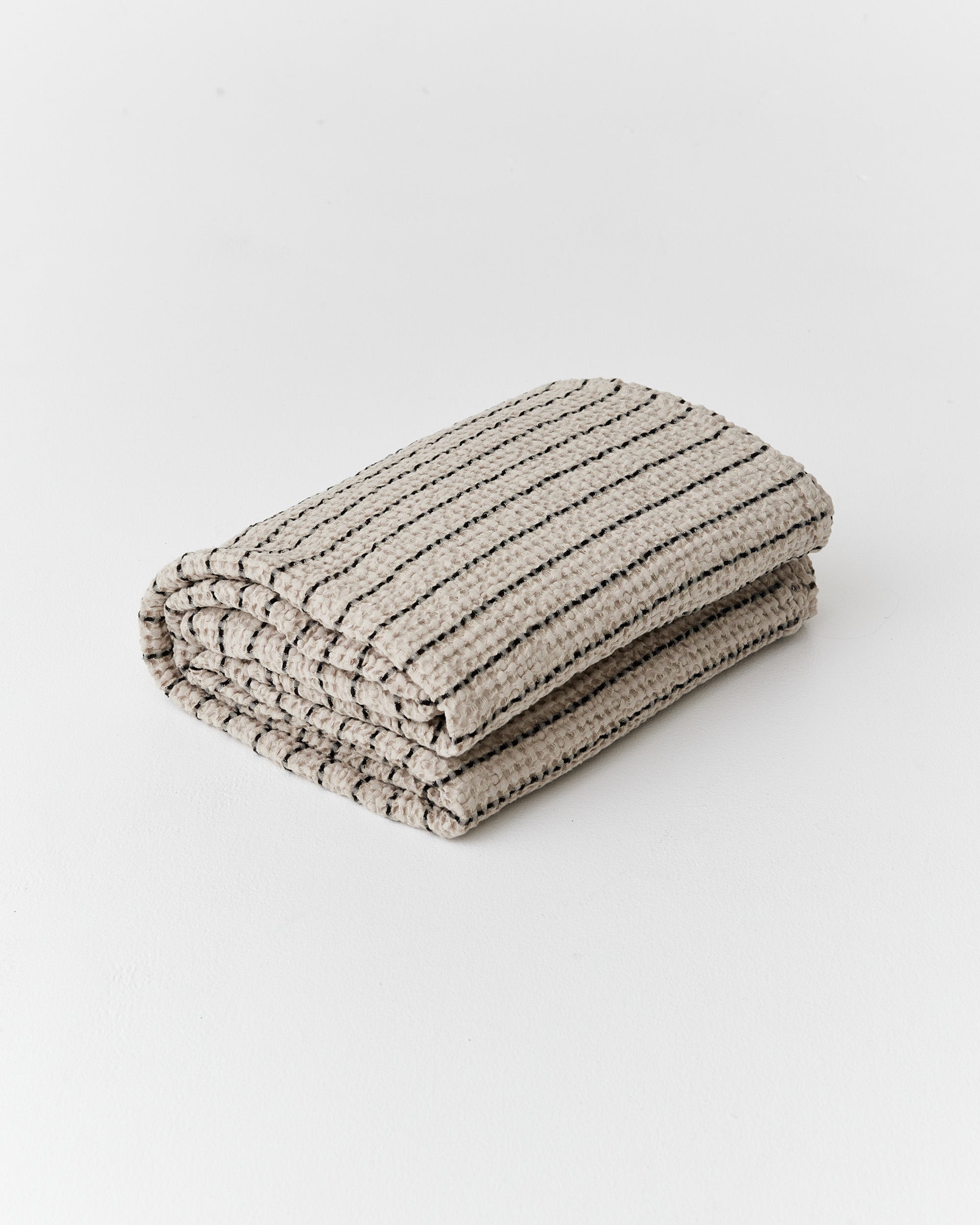 Thin Striped waffle blanket