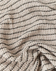 Thin Striped waffle blanket