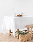 White Linen tablecloth
