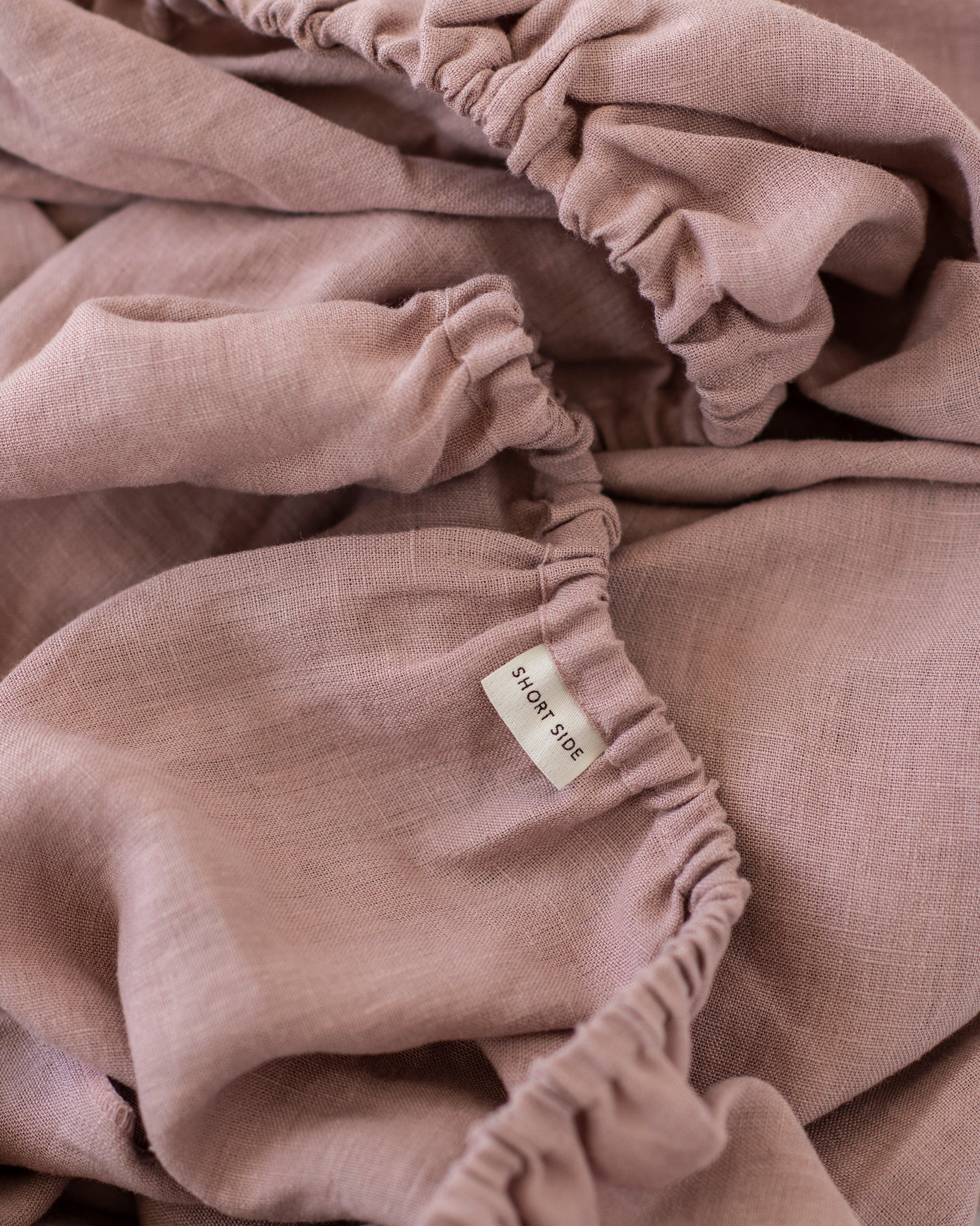 Woodrose linen sheet set (4 pcs)