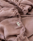 Woodrose linen sheet set (4 pcs)